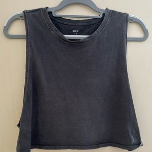 Cropped Aerie muscle tank